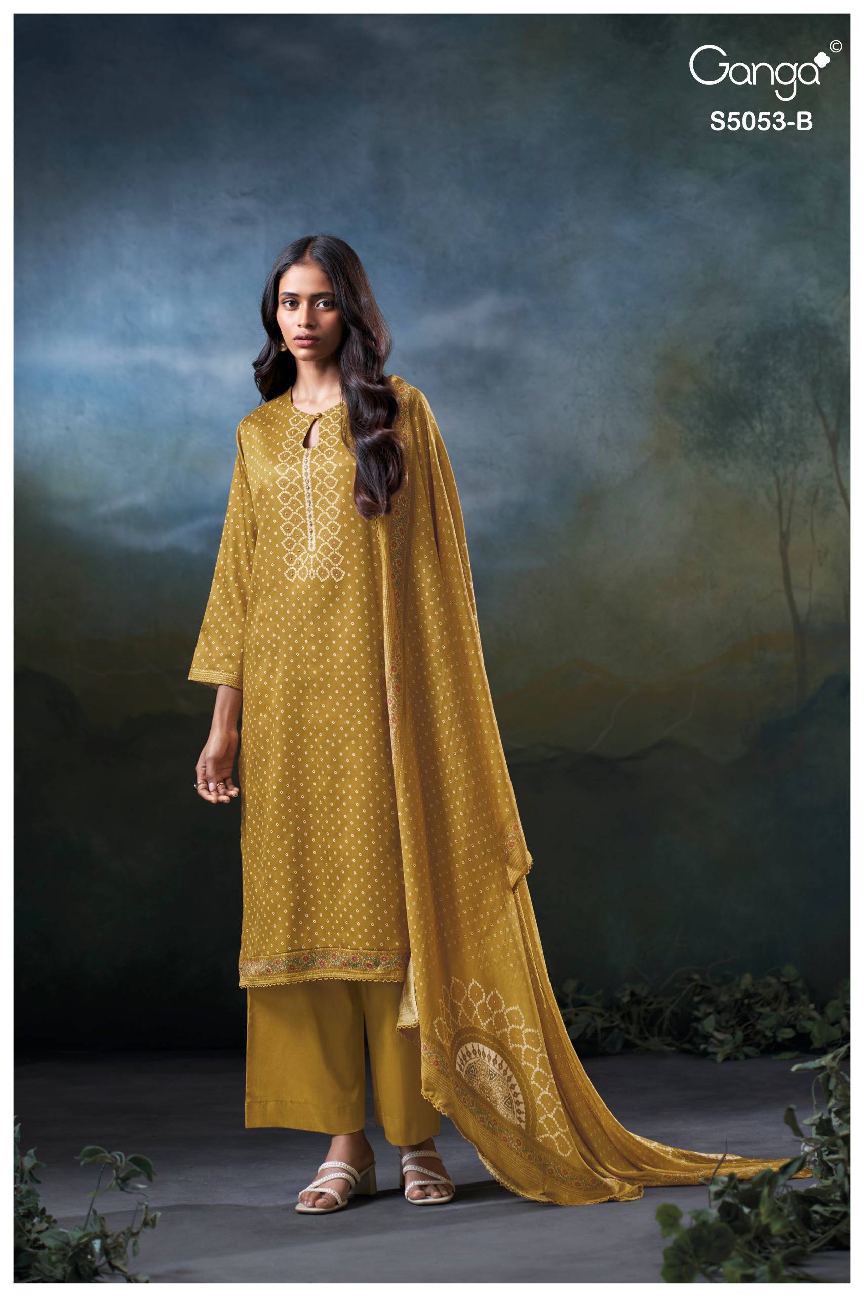 DIANTHA 5053 Series By GANGA FASHION Stylish Beautiful Colourful Cotton Dresses At Wholesale Price